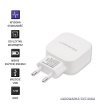 Qoltec Charger 12W 5V 2.4A USB White