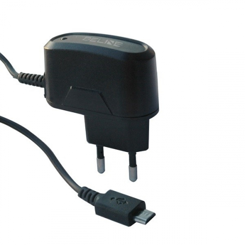 Beline Travel charger microUSB 1A black