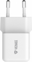YENKEE USB C 20W 3A Power Delivery 3.0 QC 3.0 wall charger White