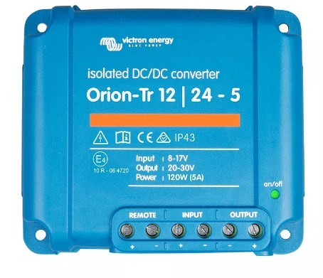 Victron Energy Orion-Tr 12/24-5A 120 W automotive inverter (ORI122410110)