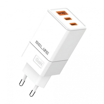 Beline Cherger 65W GaN 2xUSB-C +USB-A only head