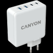 CANYON H-100, GAN 100W charger  Input:  100V-240V Output: USB-C1/C2: 5V 3A , 9V 3A , 12V 3A , 15V 3A , 20V 5A  USB-A 1/A2: 4.5V/5A, 5V/4.5A, 9V/3A, 12V/2.5A,  20V/1.5A  C1+C2 : 65W + 30W； C1+A1 : 65W + 30W ； C1+A2 : 65W + 30W ；C1+A1+A2 : 65W + 7.5W