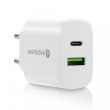 everActive CHARGER USB/USB-C QC3.0 25W WHITE