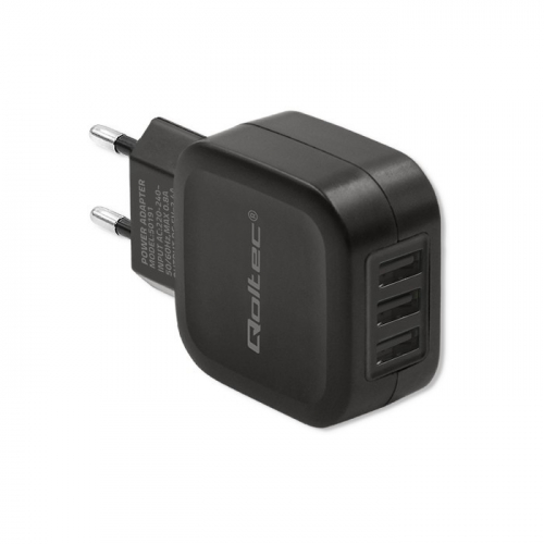 Qoltec Charger 17W | 5V | 3.4A | 3xUSB