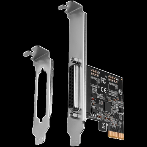 Axagon PCI-Express card with one parallel port. Low profile.