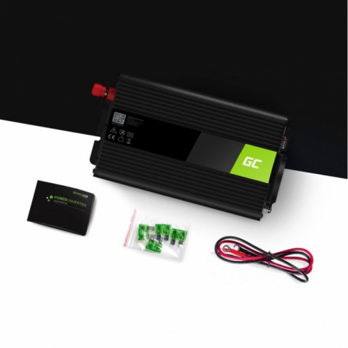 Green Cell INV08 power adapter/inverter Outdoor 1000 W Black