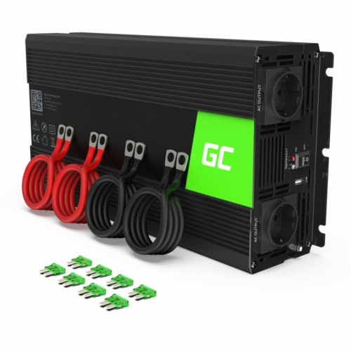 Green Cell KFZ Spannungswandler Power Inverter 12V > 230V 2000/4000W