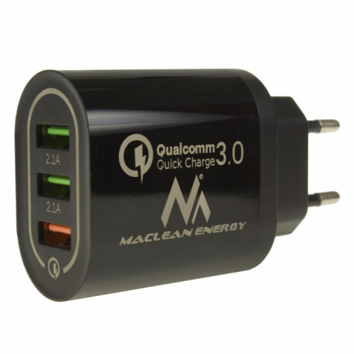 Maclean Universal 3xUSB quick charger Maclean MCE479B