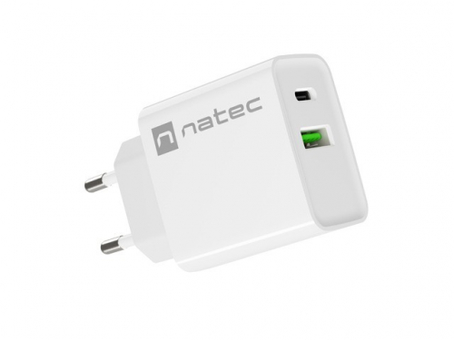 Natec USB Charger Ribera 1x USB-A USB-C