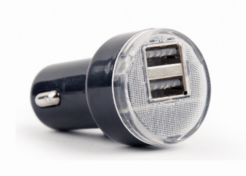 Gembird Car charger 2xUSB 2.1A black