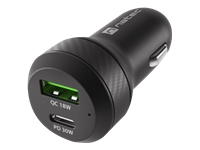 NATEC Car charger Coney 1x USB 1x USB-C PD 3.0 48W QC3.0