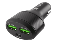 NATEC Car charger Coney 2x USB 1x USB-C PD 3.0 84W QC3.0