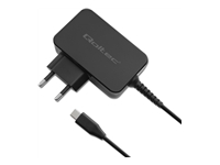 QOLTEC 52384 GaN POWER PRO charger 1xUSB-C 30W 5-20V 1.5-3A Black