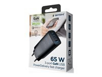 GEMBIRD TA-U2QC3-CAR-02 2port USB car fast charger Type-C PD 18W black