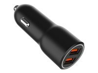 GEMBIRD 2-port USB car fast charger QC3.0 36W black