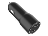 GEMBIRD 2-port USB car charger USB Type-C 40W 4A black