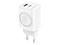 GEMBIRD 2-in-1 20W Apple Watch + phone fast charger white