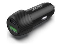 UNITEK P1400A 2-Port USB-A USB-C Car Charger 38W