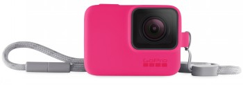 GOPRO SLEEVE + LANYARD ELECTRIC PINK