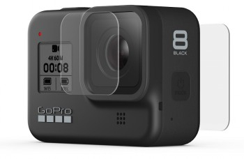 GOPRO TEMPERED GLASS LENS + SCREEN PROTECTORS (HERO8 BLACK)