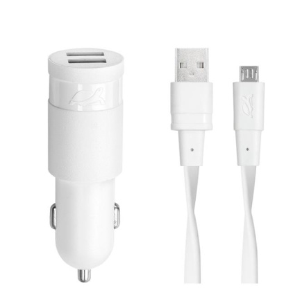 MOBILE CHARGER CAR/WHITE VA4222 WD1 RIVACASE