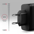 AXAGON ACU-DPQ100 GaN 3xport wall charger 100W black
