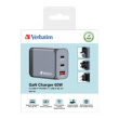 Verbatim VERBATIM GNC-65 32201 GaN 65W, 2xUSB-C 1xUSB-