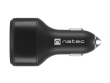 Natec Car charger 2x USB 1x USB-C QC 3.0