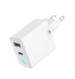 Gembird GaN USB-A USB-C Charger LED 30W PD QC3.0 white