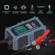 Qoltec Smart Microprocessor Battery Charger with Battery Tester and 12V Repair Function | 6A | LCD | Battery charger for AGM LiFePO4 GEL battery