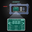Qoltec Smart Microprocessor Battery Charger with Battery Tester and 12V Repair Function | 6A | LCD | Battery charger for AGM LiFePO4 GEL battery