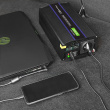 Qoltec Monolith 2000 MS Wave Voltage Converter | 12V to 230V | 1000/2000W | USB