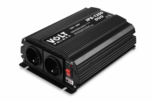 IPS 1200 DUO 12-24/230V (600/1200) voltage converter