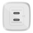 Belkin Dual USB-C GaN Wall Charger with PPS 45W