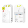 USAMS Charger 1xUSB USB-C cable 2,1A T21
