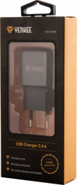 YENKEE USB A 12W 2.4A mains charger