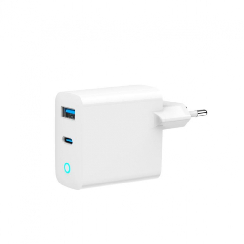 RGER USB 65W 2PORT/TA-UC-PDQC65L-W-01 GEMBIRD