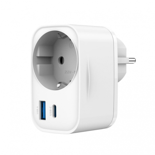 RGER USB UNIVERSAL 20W WHT/2P AC TA-ACPDQC20-01-W GEMBIRD