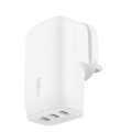 Belkin BOOSTCHARGE Charger 67W USB-Cx3 PPS White