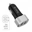 CRONG Car charger 2xUSB 2.4A aluminium
