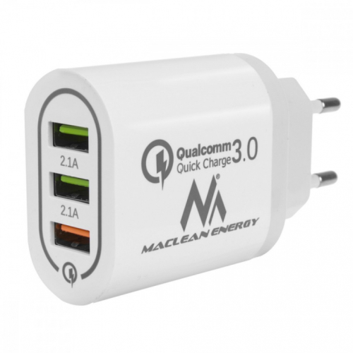 Maclean Universal 3xUSB quick charger Maclean MCE479W