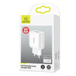 USAMS Charger 2xUSB T24 2,1A White Only Head