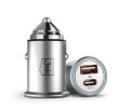3MK Car charger 30W PD 1xUSB-C+USB-A