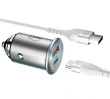 3MK Car charger 30W PD 1xUSB-C+USB-A