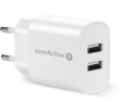everActive PHONE CHARGER 2X USB 2, 4A 12W WHITE