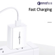 USAMS Charger T22 1xUSB 18W QC 3.0 only head