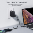 AUKEY PA-D3 Wall Charger 2xUSB Power Delivery (1xUSB+1xUSB C) 5.4A 60W Dynamic Detect