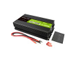 Green Cell Przetwornica napicia PowerInverter LCD 24 V 3000W/60000W Przetwornica samochodowa z wywietlaczem - czysty sinus power adapter/inverter Auto Black