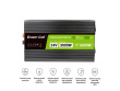 Green Cell Przetwornica napicia PowerInverter LCD 24 V 3000W/60000W Przetwornica samochodowa z wywietlaczem - czysty sinus power adapter/inverter Auto Black