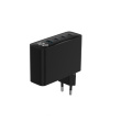Gembird Universal charger 100W GaN 1xUSB-A 3xUSB-C fast charger LCD black